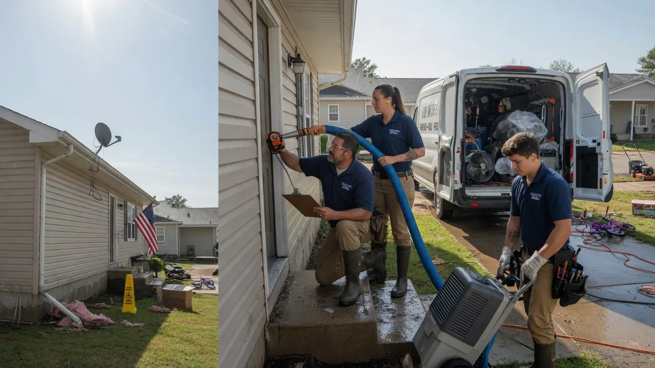 Ceiling Water Damage Restoration in Livonia, LA near me
